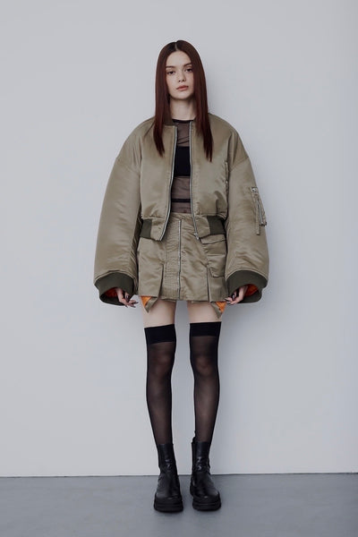Nylon MA-1 skirt – ESIÓ official
