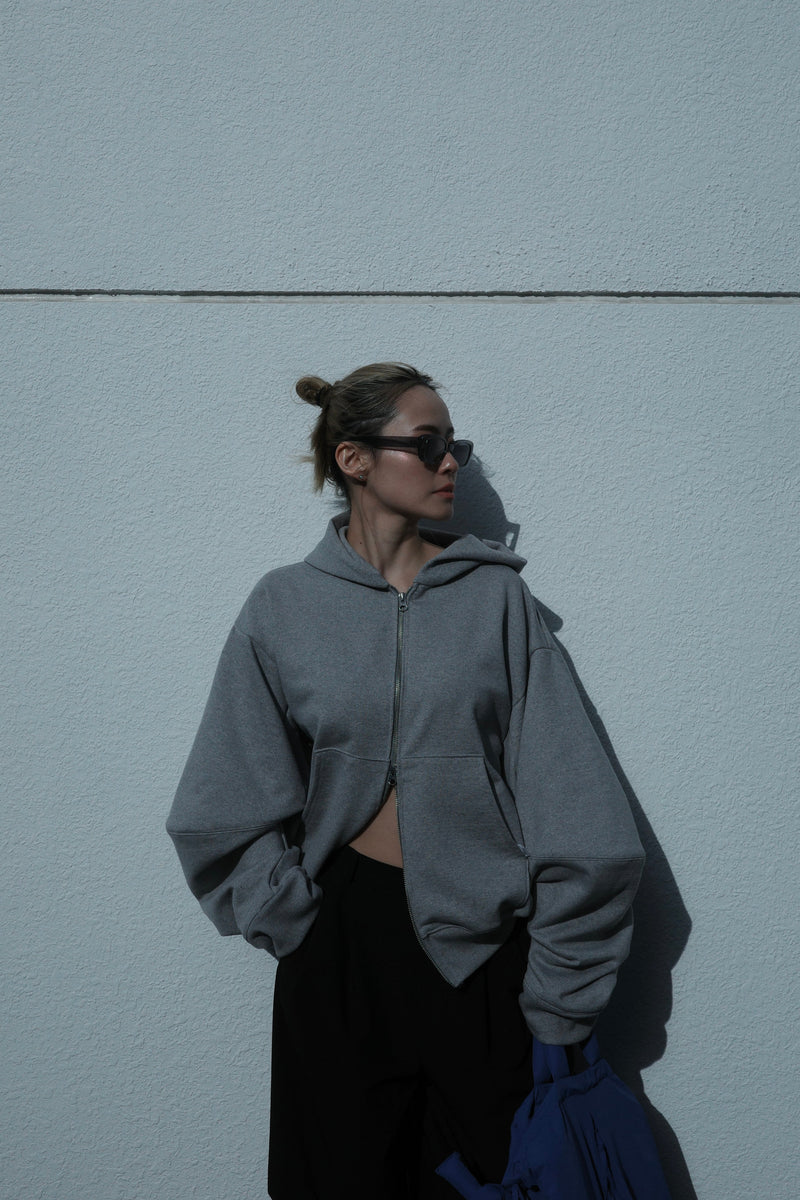 Egde forme ZIP hoodie
