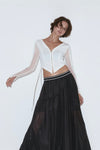 Tension fit tops