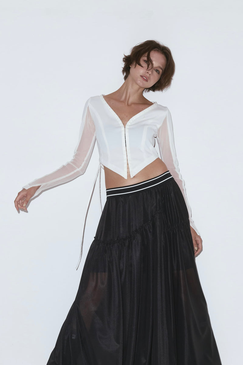 Tension fit tops