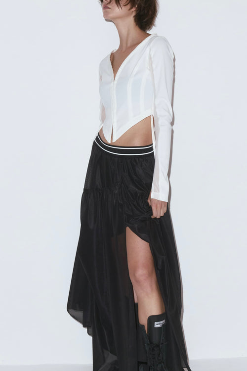 Tension fit tops