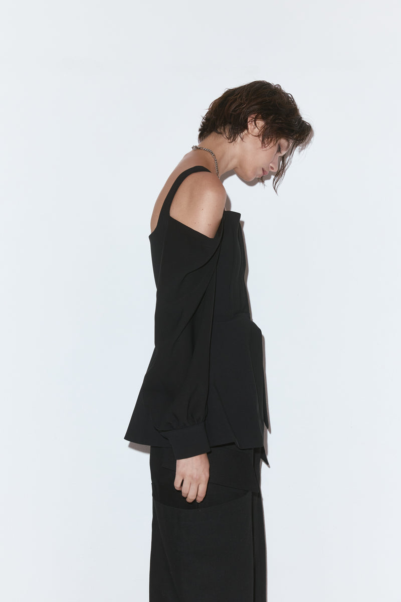 Flare corset top