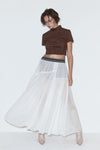 Suede form top