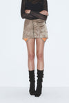 Nylon MA-1 skirt