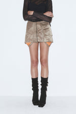 Nylon MA-1 skirt