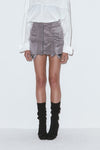 Nylon MA-1 skirt
