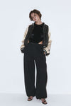 Velour circle bodysuit