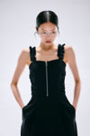 Shoulder frill rompers