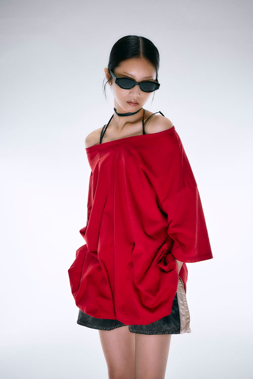 Balloon hem tops