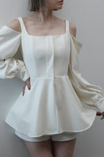 Flare corset top