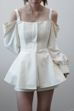 Flare corset top