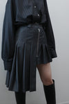 Pleats balance skirt