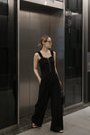 Shoulder frill rompers
