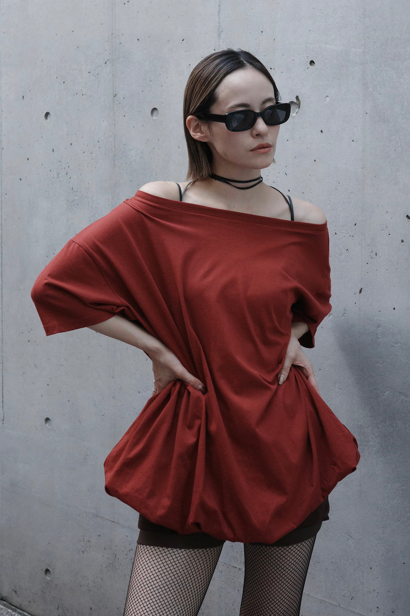 Balloon hem tops