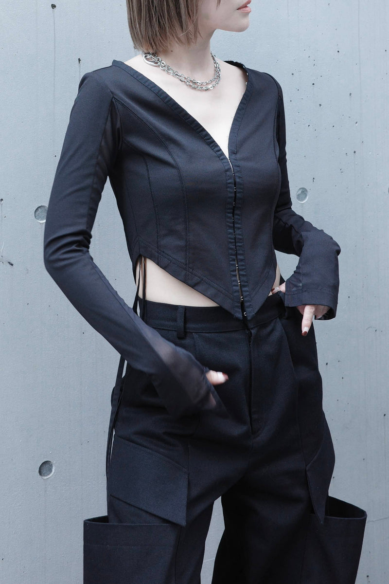 Tension fit tops