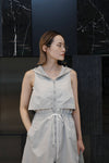 Nylon hoodie dress
