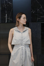 Nylon hoodie dress