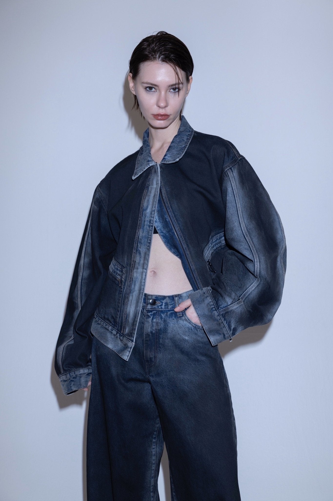 Angle denim jacket - ESIÓ official