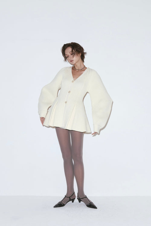 Contour knit cardigan - ESIÓ official