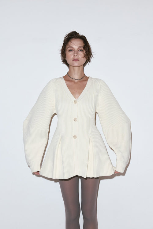 Contour knit cardigan - ESIÓ official