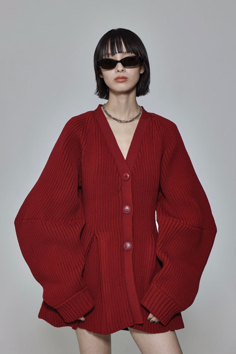 ESIÓ Contour knit cardigan Contour knit cardigan - ESIÓ official