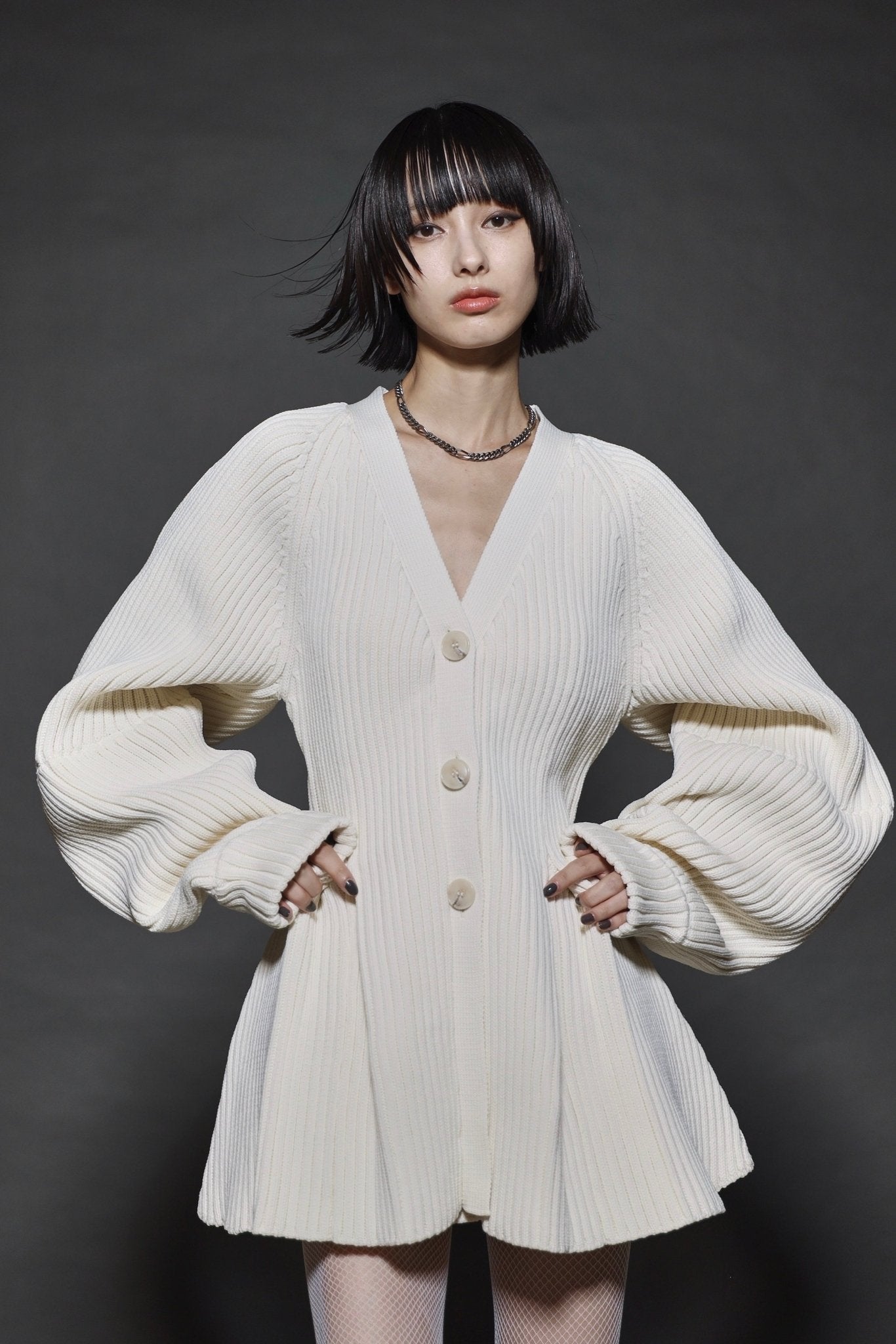Contour knit cardigan - ESIÓ official