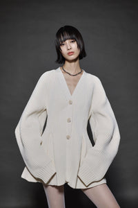 Contour knit cardigan - ESIÓ official