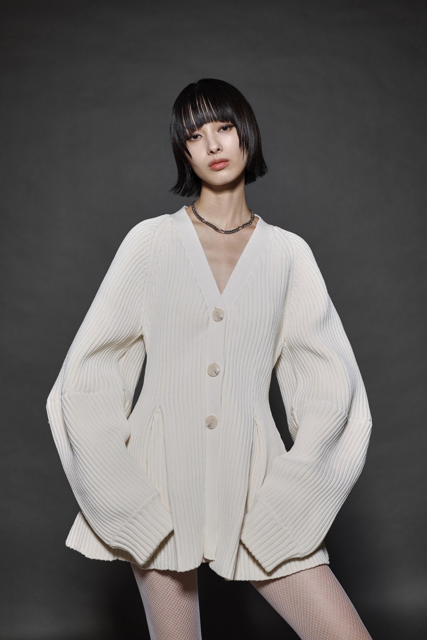Contour knit cardigan - ESIÓ official
