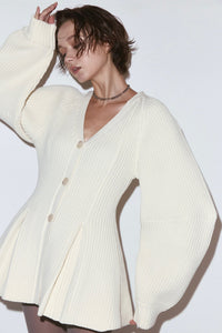 Contour knit cardigan - ESIÓ official