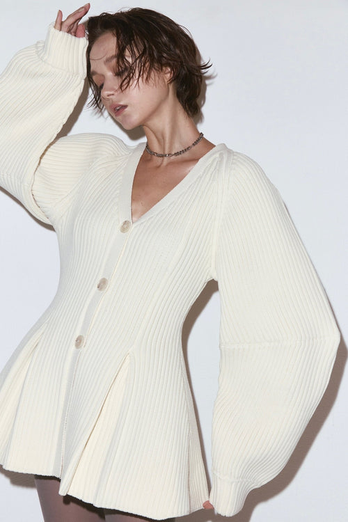 Contour knit cardigan - ESIÓ official