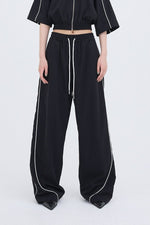 Contrast piping pants - ESIÓ official