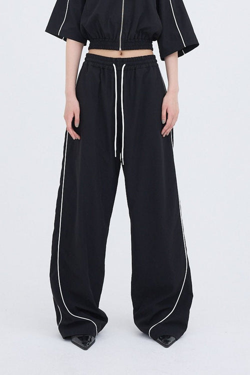 Contrast piping pants - ESIÓ official