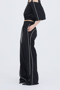 Contrast piping pants - ESIÓ official