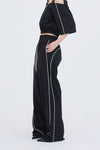 Contrast piping pants - ESIÓ official