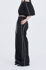 Contrast piping pants - ESIÓ official