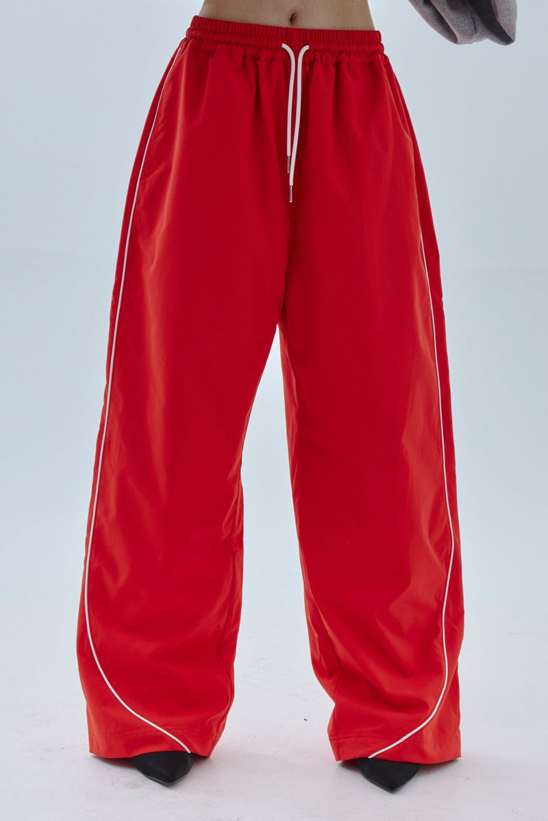 Contrast piping pants - ESIÓ official