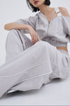 Contrast piping pants - ESIÓ official