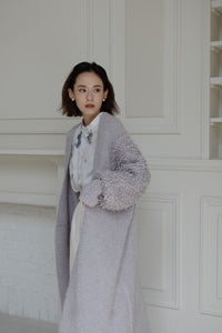 Curly knit loose cardigan - ESIÓ official