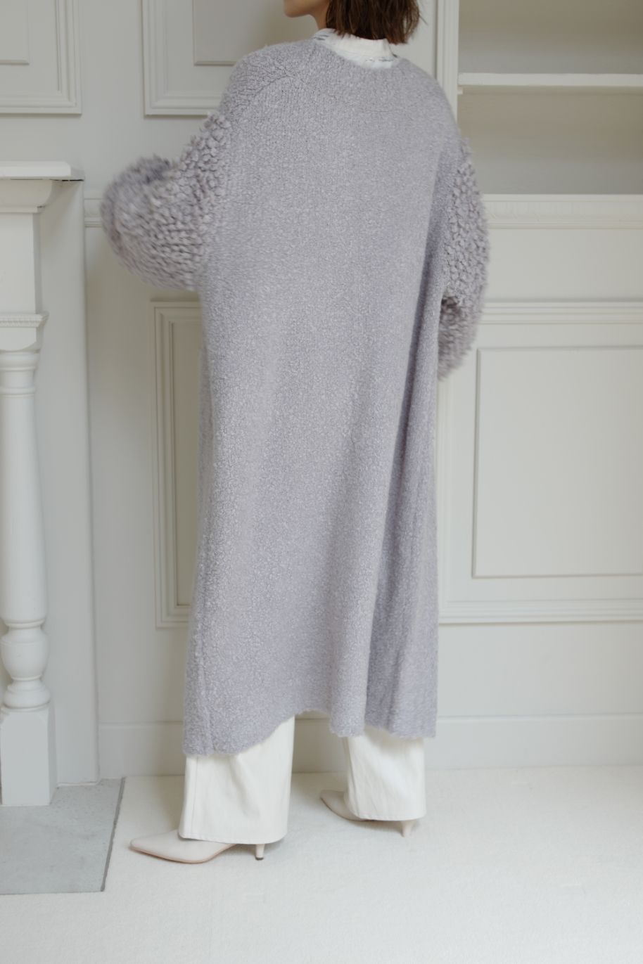 Curly knit loose cardigan - ESIÓ official