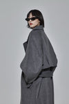 Curved Pin - tuck Coat - ESIÓ official