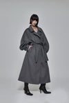 Curved Pin - tuck Coat - ESIÓ official