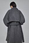 Curved Pin - tuck Coat - ESIÓ official