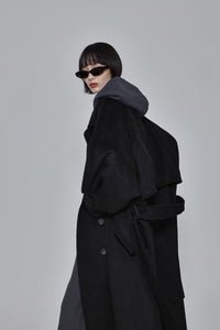 Curved Pin - tuck Coat - ESIÓ official
