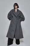 Curved Pin - tuck Coat - ESIÓ official