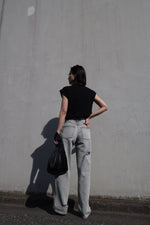 High bleach straight denim - ESIÓ official