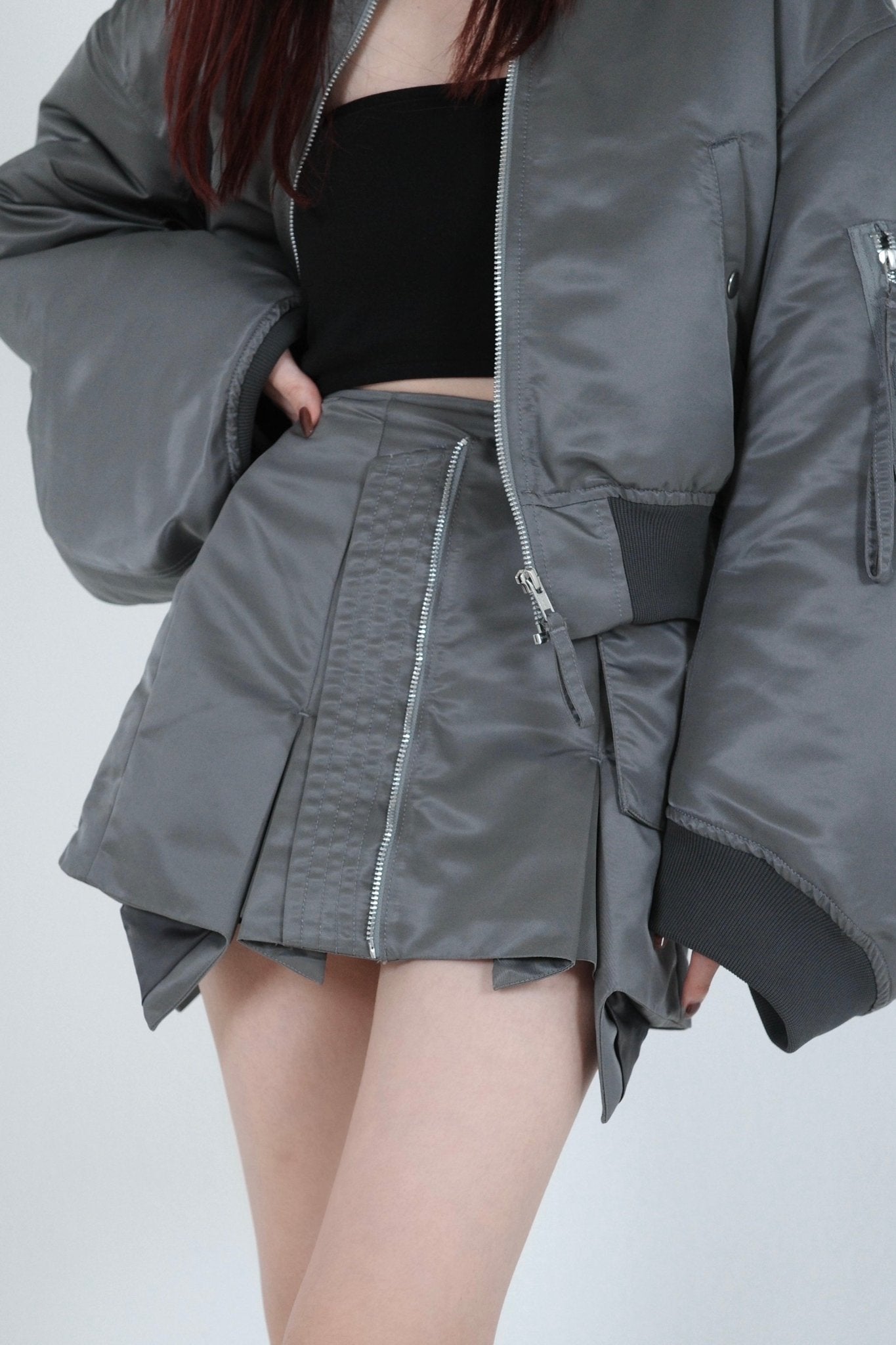Nylon MA-1 skirt – ESIÓ official