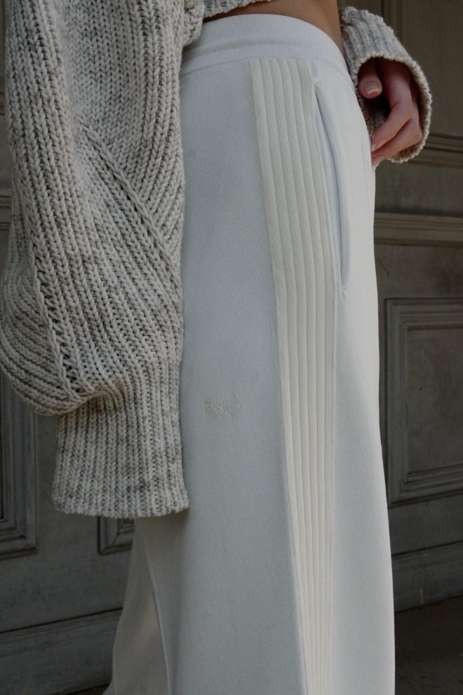 Rib line knit pants - ESIÓ official