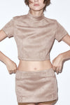 Suede form top - ESIÓ official