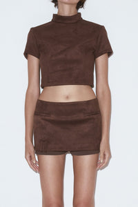 Suede form top - ESIÓ official