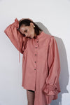 Plenty gather shirt tunic - pink